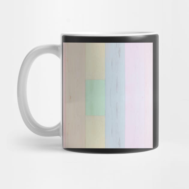 Pastel Rainbow Wood Grain by greenoriginals